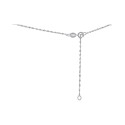 Pendant Necklace in 14k White Gold 16