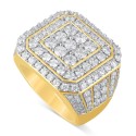 Men's Cluster Ring (5 ct. ) in 10k Gold