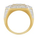 Men's Cluster Ring (5 ct. ) in 10k Gold