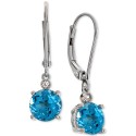 Blue (3-1/3 ct. ) & Drop Earrings in 14k Gold