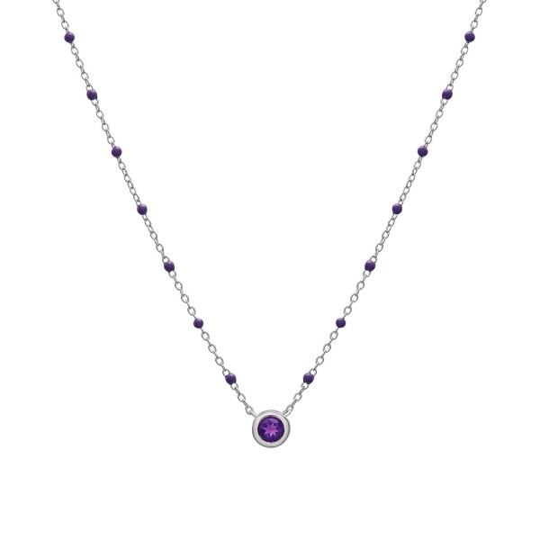 Birthstone Gemstone Necklace 16