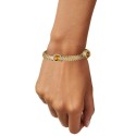 Citrine (5-1/4 ct. ) & White (7/8 ct. ) Weave Bracelet in 14k Gold-Plated