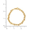 Polished U Chain Bracelet in 18k Gold-Plated