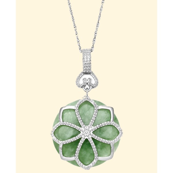 Necklace Flower Pendant (21 ct. )