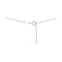 Vertical Line Lariat Necklace (1/3 ct. ) in 10k White Gold 17