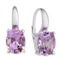 Amethyst Oval Earrings (4-3/4 ct. )