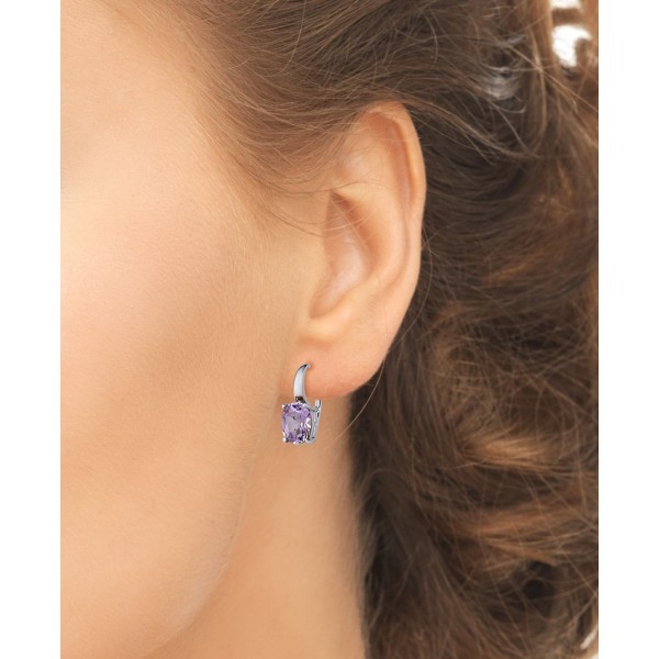 Amethyst Oval Earrings (4-3/4 ct. )