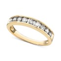 Channel Ring (1/2 ct. ) in 14k Yellow or Gold