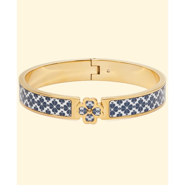 Spade Flower Printed Bangle Bracelet