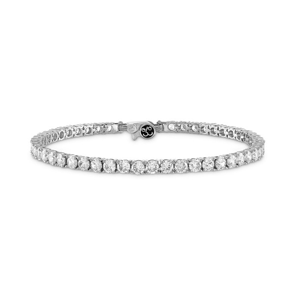 Square Gemstone Tennis Bangle