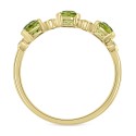 Peridot (7/8 ct. ) & (1/20 ct. ) Ring in 14k Gold