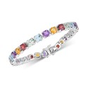 Multi-Gemstone Tennis Bracelet (17-3/8 ct. )