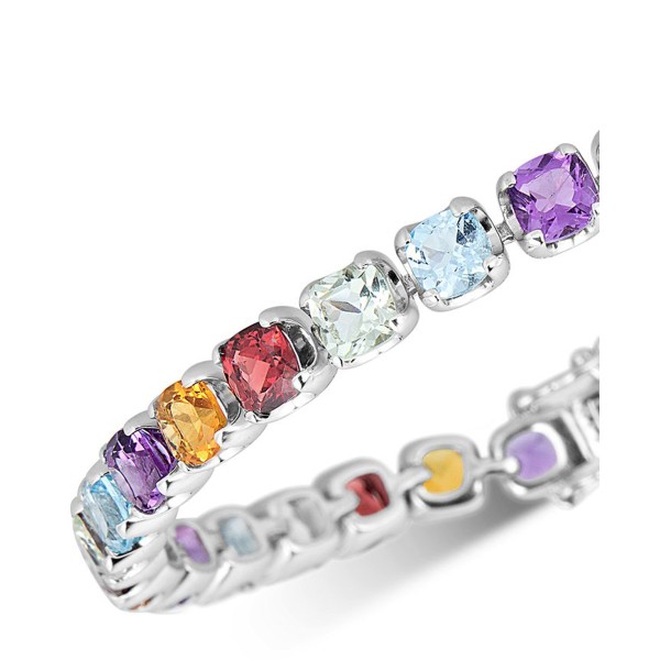 Multi-Gemstone Tennis Bracelet (17-3/8 ct. )