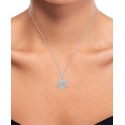 Snowflake Pendant Necklace (1/10 ct. )