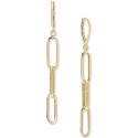 Polished & Textured Multi- Drop Earrings in 14k Gold