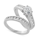 Channel-Set Bridal Set (2 ct. ) in 14k White Gold