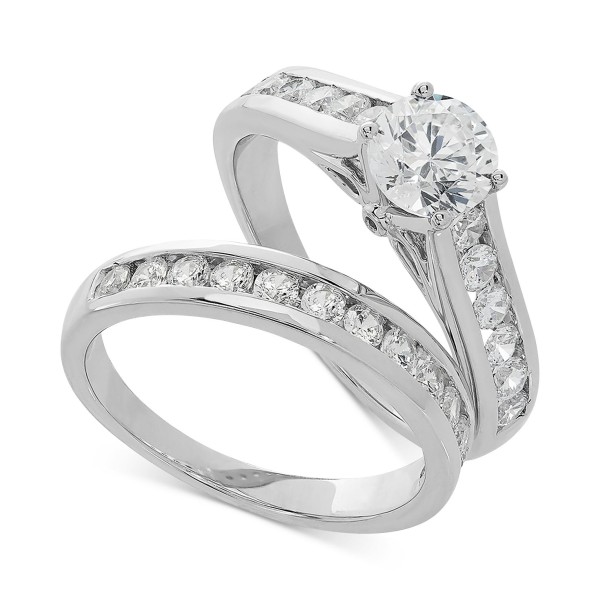 Channel-Set Bridal Set (2 ct. ) in 14k White Gold