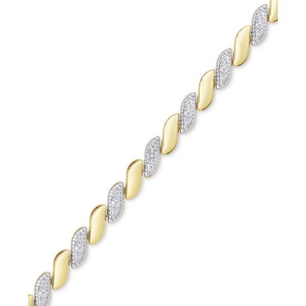 Bracelet in 18k Gold-Plate & -Plate