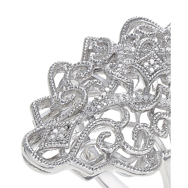 Filigree Statement Ring (1/10 ct. )