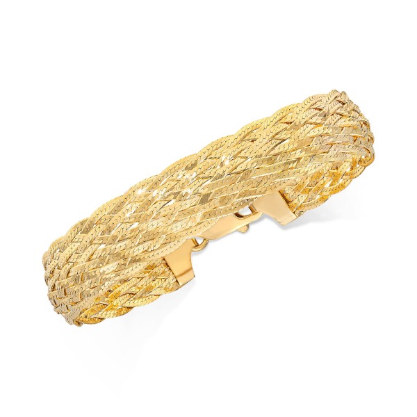 Braided Bracelet in 18k Gold-Plated