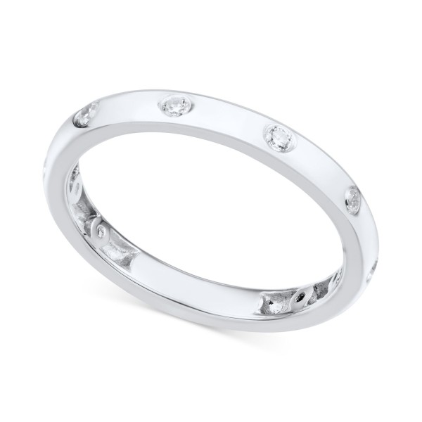 Band (1/6 ct. ) in 14k White or Yellow Gold