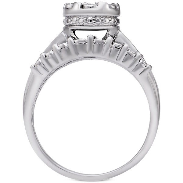 Dome Cluster Promise Ring (1/2 ct. )