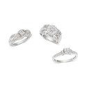 Dome Cluster Promise Ring (1/2 ct. )