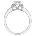 Promise Ring in 10k White gold (1/4 ct. )