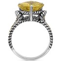 Quartz Statement Ring (6-5/8 ct. ) and 18k Gold