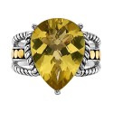 Quartz Statement Ring (6-5/8 ct. ) and 18k Gold