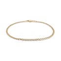 Bar Bracelet (1/6 ct. ) in Gold Vermeil