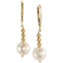 Cultured Drop Earrings in 14k Gold (8-1/2mm)