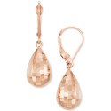 Textured Teardrop Drop Earrings in 14k Gold