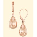 Textured Teardrop Drop Earrings in 14k Gold