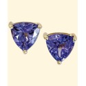 Stud Earrings in 14k Gold (1 ct. )